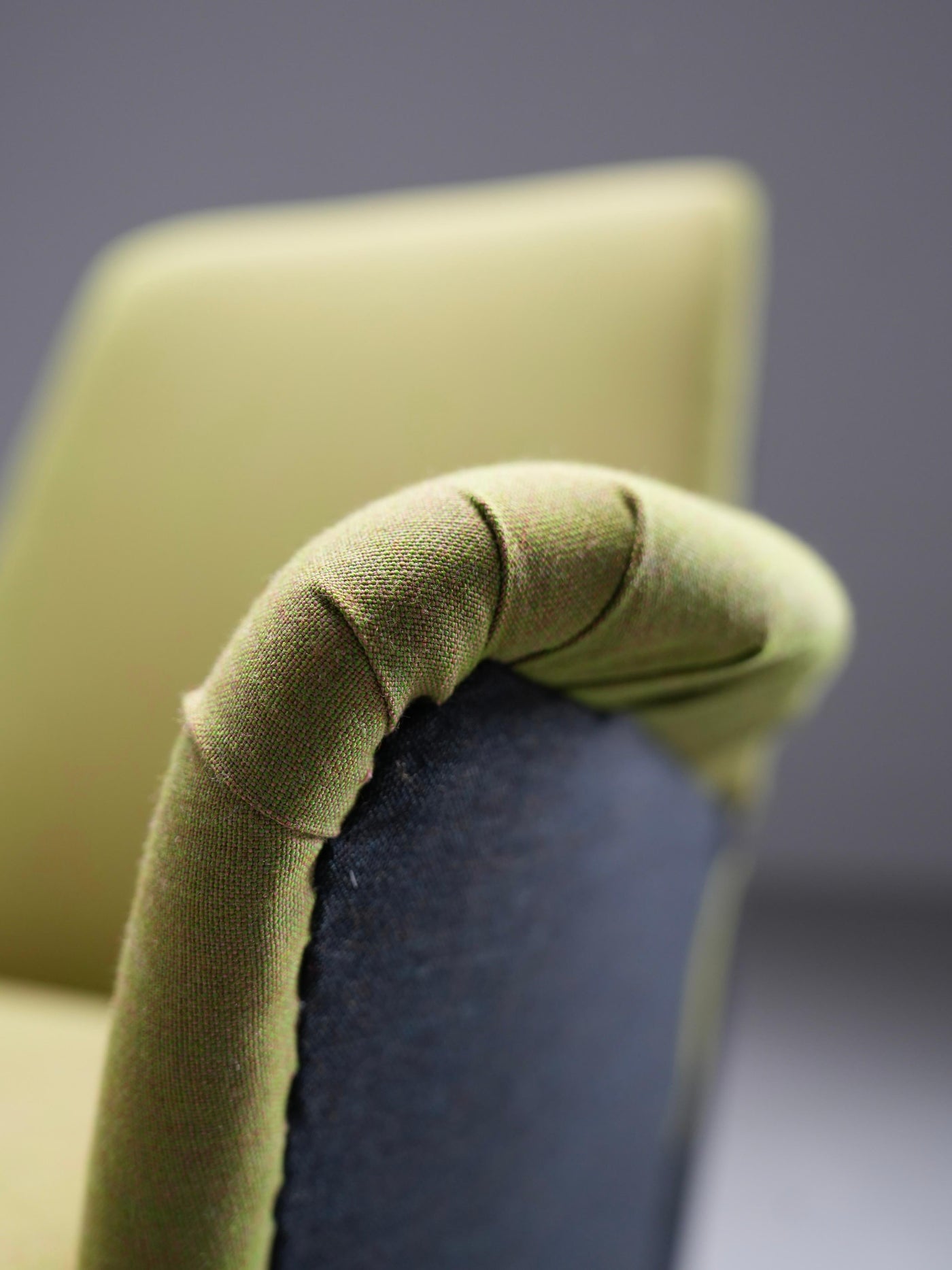 Two Lounge Chairs by Isa Bergamo in Fabric and Brass, Italy, 1950's
