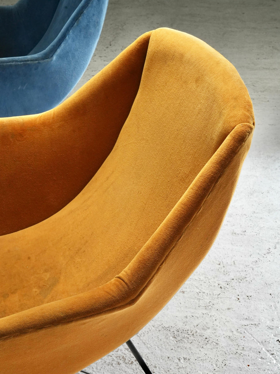 Set of two Carlo Hauner and Martin Eisler Lounge Chairs, Brazil 1960's
