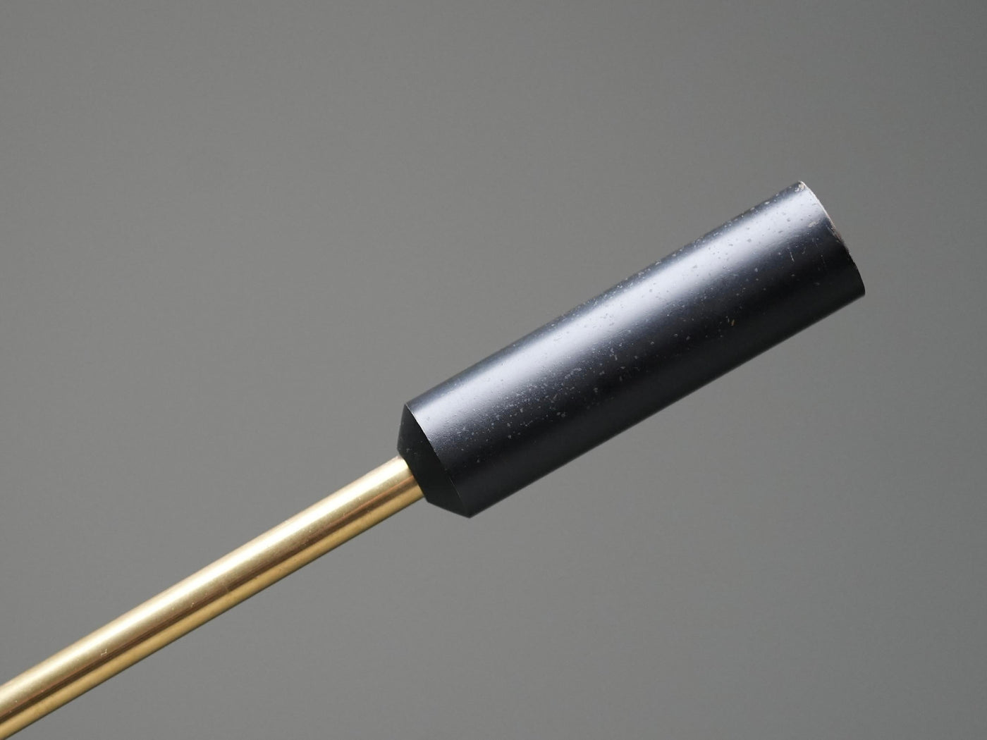 Stilnovo No 3030 Wall Light in Brass and black Metal, Italy, 1950's