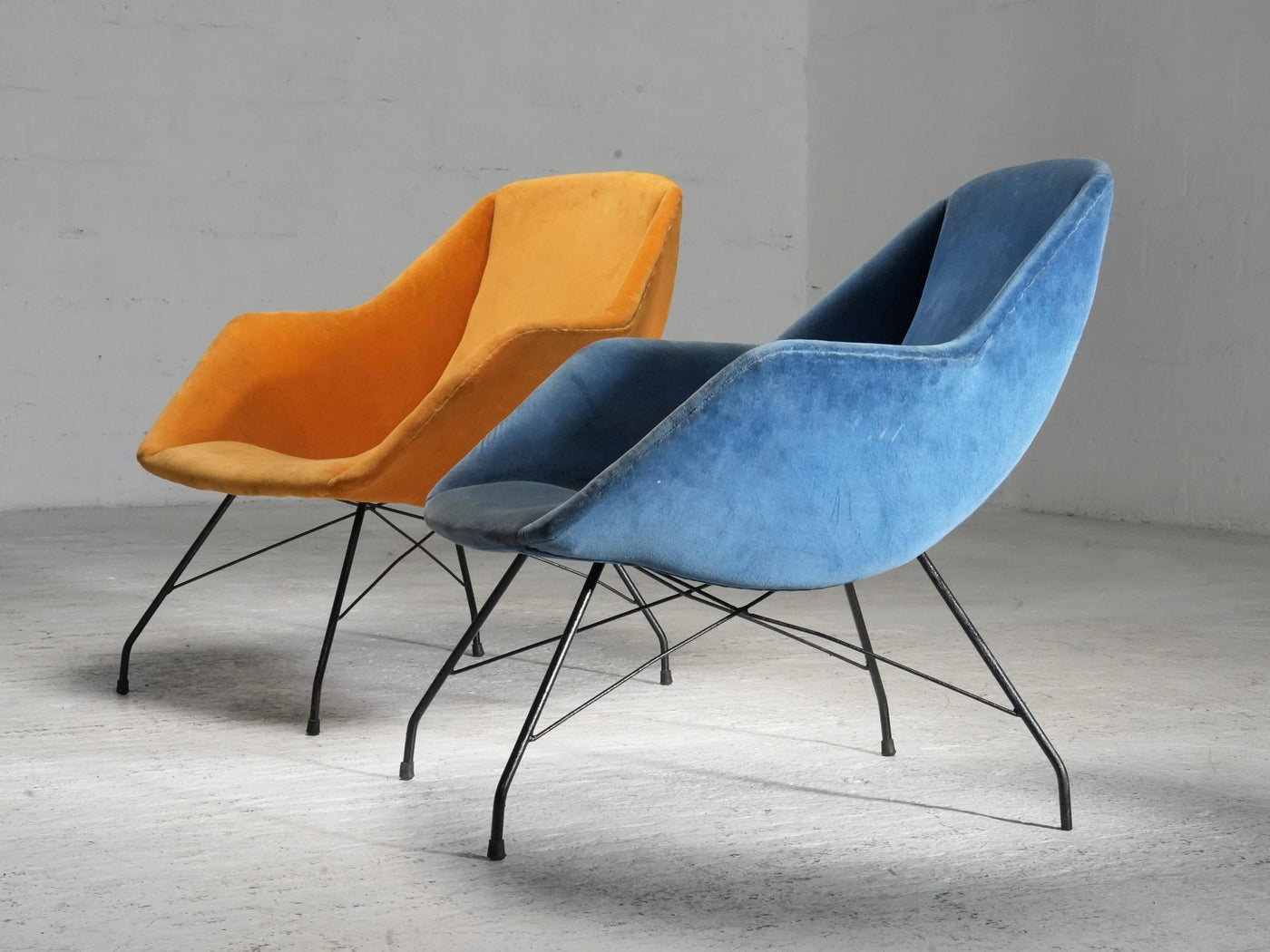 Set of two Carlo Hauner and Martin Eisler Lounge Chairs, Brazil 1960's