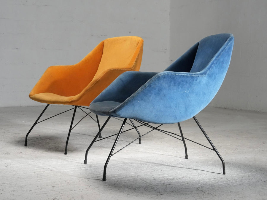 Set of two Carlo Hauner and Martin Eisler Lounge Chairs, Brazil 1960's