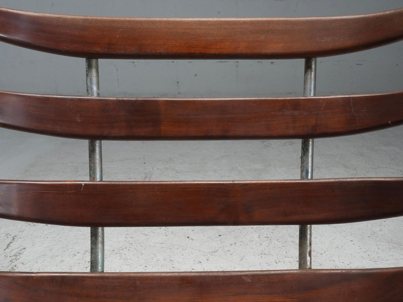 Rib Chair in Teak and Metal, Brazil, 1950's