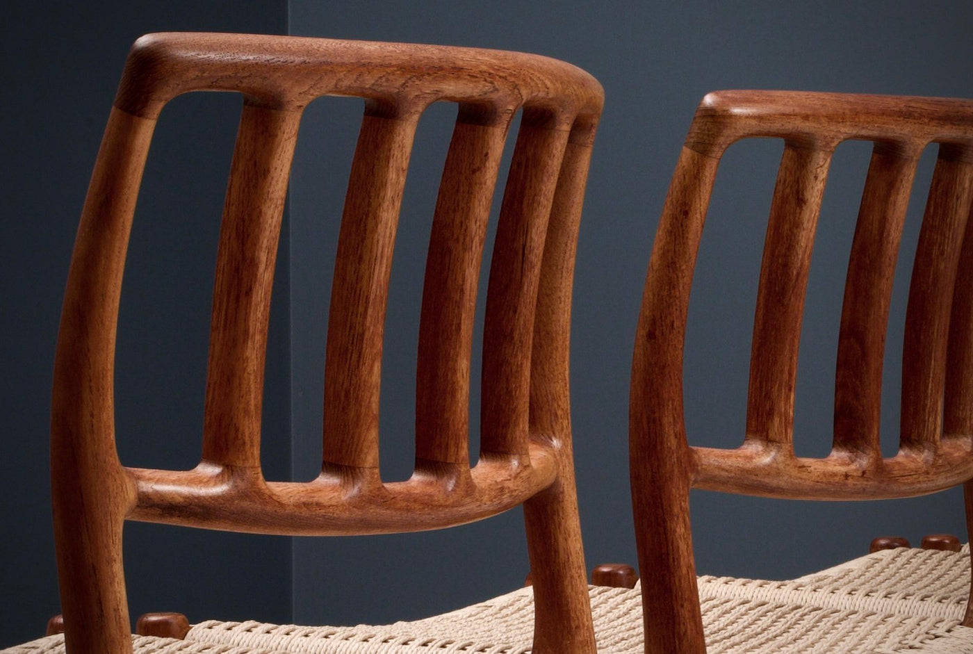 Set of 4 Newly Upholstered Dining Chairs by Niels Otto Møller, Denmark, 1960s