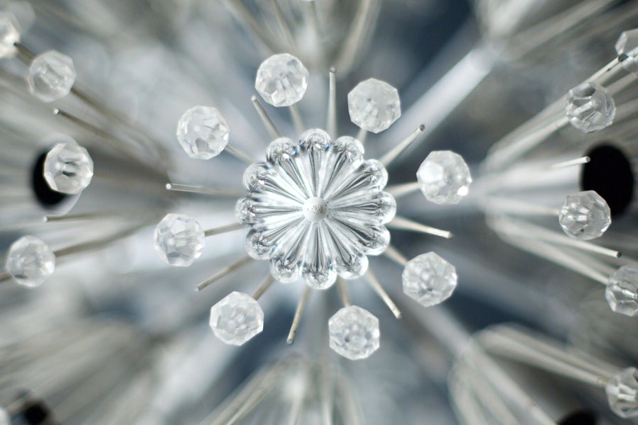 Dandelion Sputnik Chandelier by Emil Stejnar, Austria, 1955