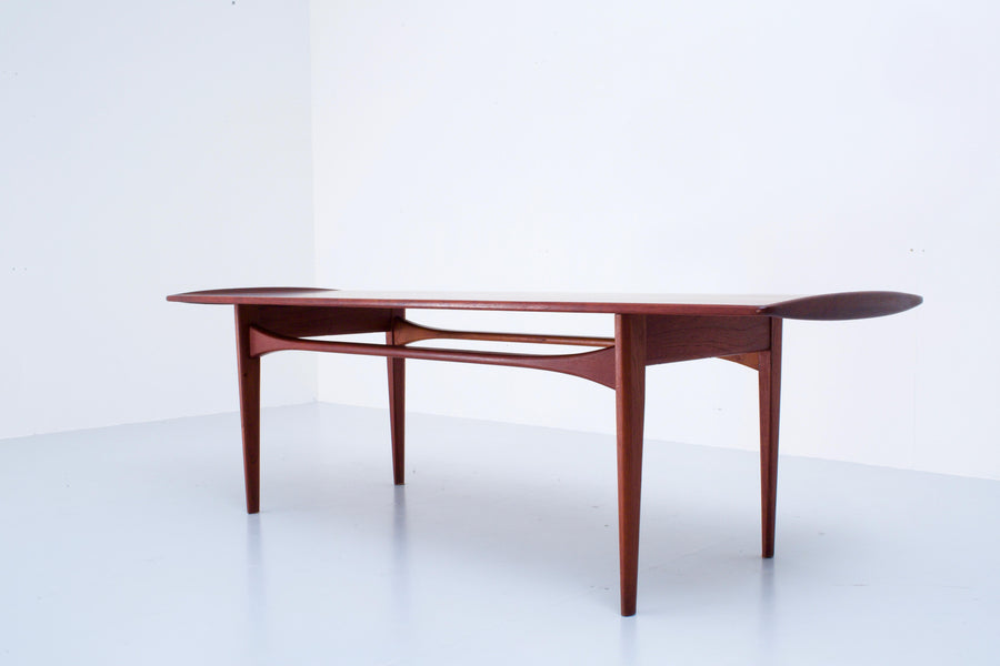 Tove & Edvard Kindt-Larsen Teak Coffee Table for France & Daverkosen, Denmark