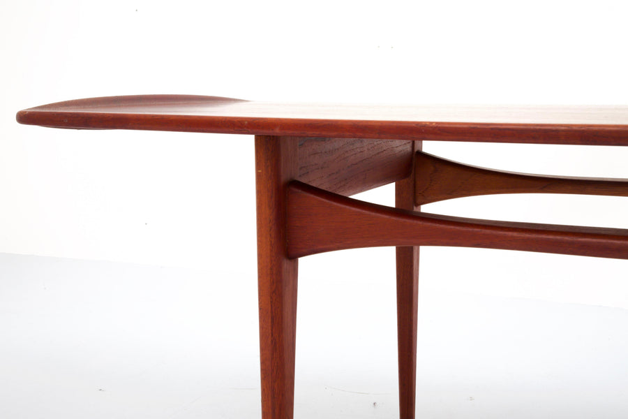 Tove & Edvard Kindt-Larsen Teak Coffee Table for France & Daverkosen, Denmark
