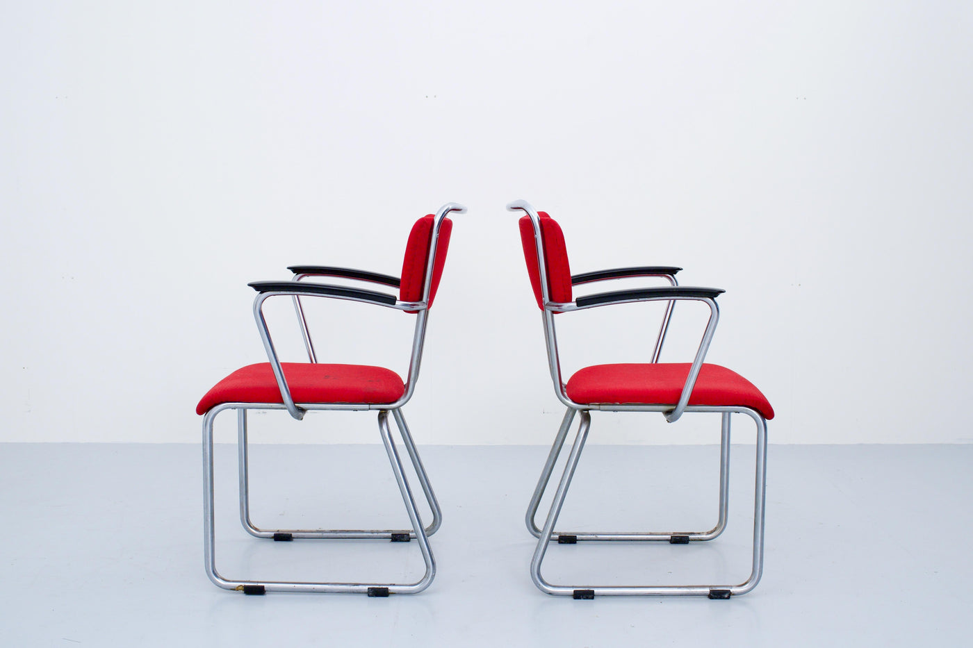 Set of Five ‘214’ Gispen Armchairs by Christoffel Hoffman for BPM, Dutch, 1935
