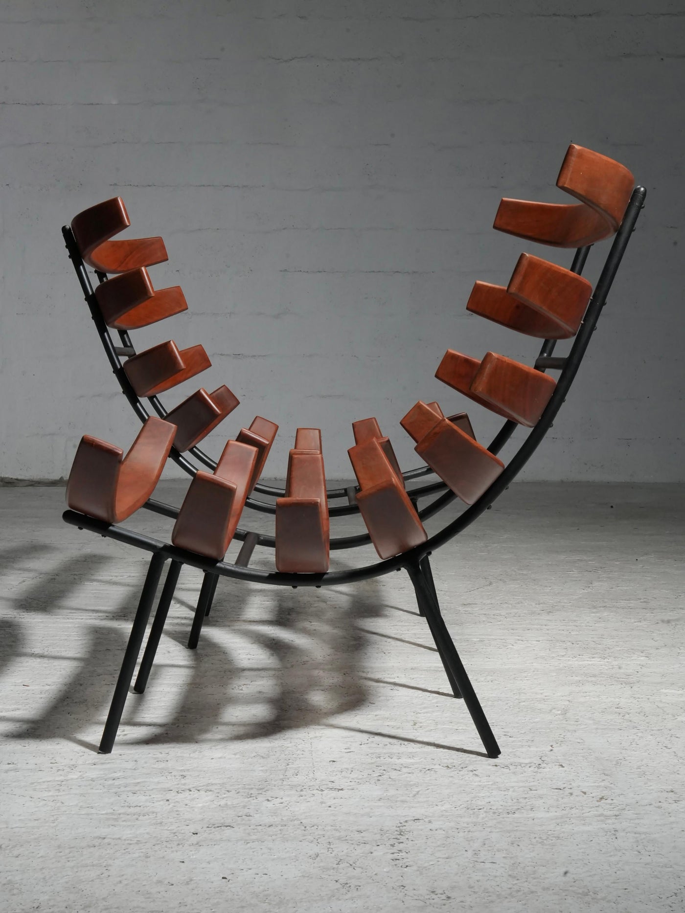 Set of Two Costela Lounge Chairs by M. Eisler and C. Hauner, Brazil, 1950's