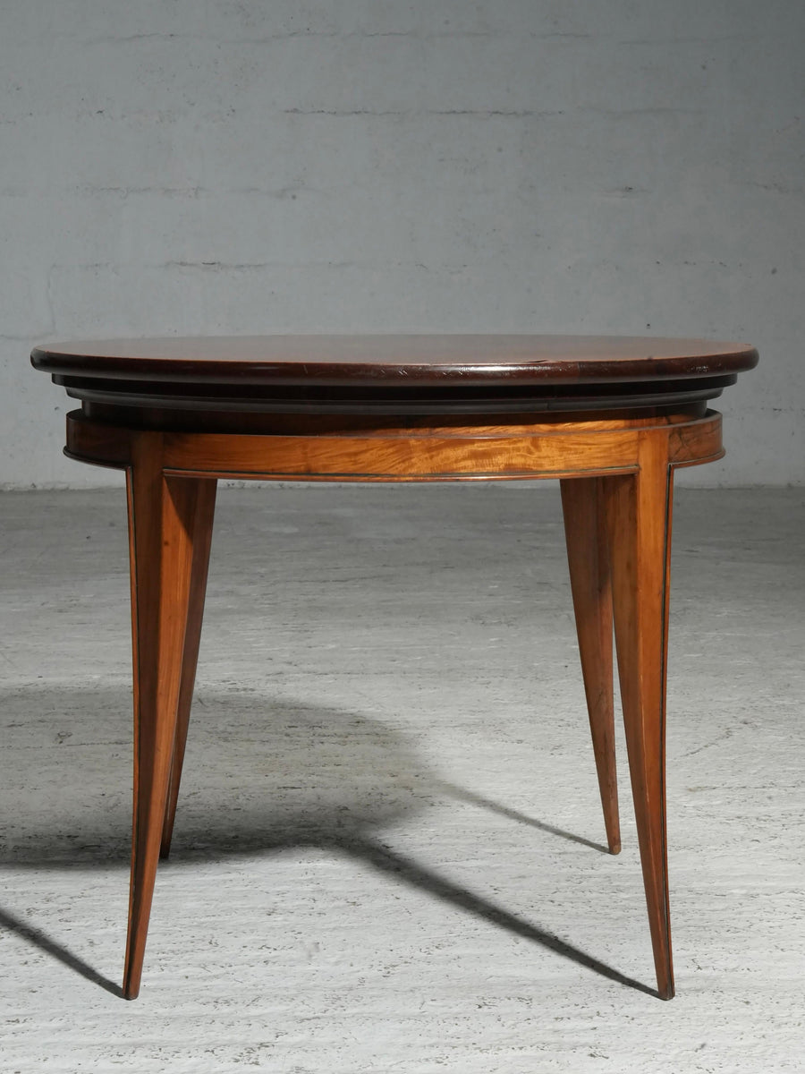 Round Coffee Table by Giuseppe Scapinelli in Wood, Brazil, 1950's