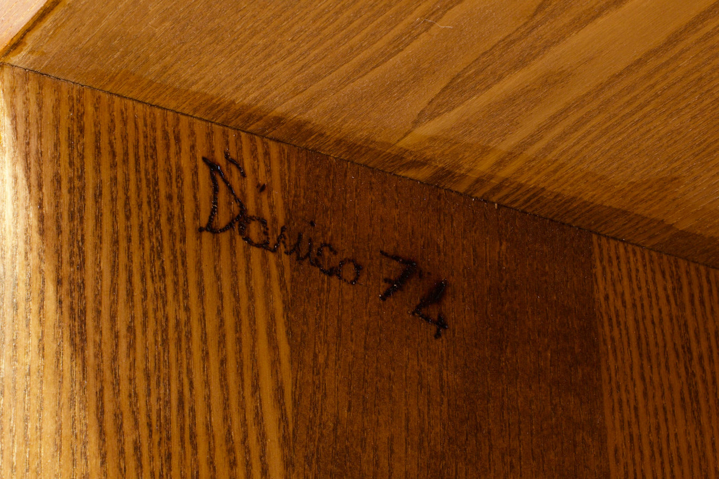 Set of 2 Cabinets in Beech and Ash by Stefano d'Amico, Italy, 1974