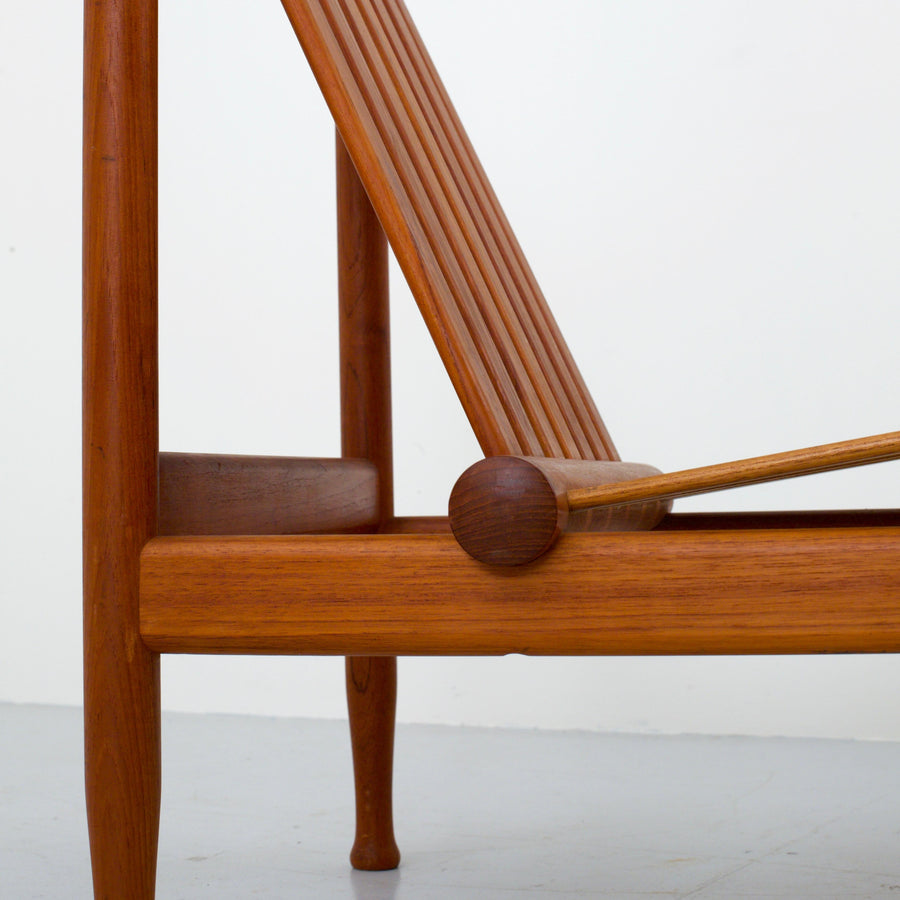 Set of 2 Lounge Chairs by Kai Lyngfeld Larsen in Teak, Denmark, 1960's