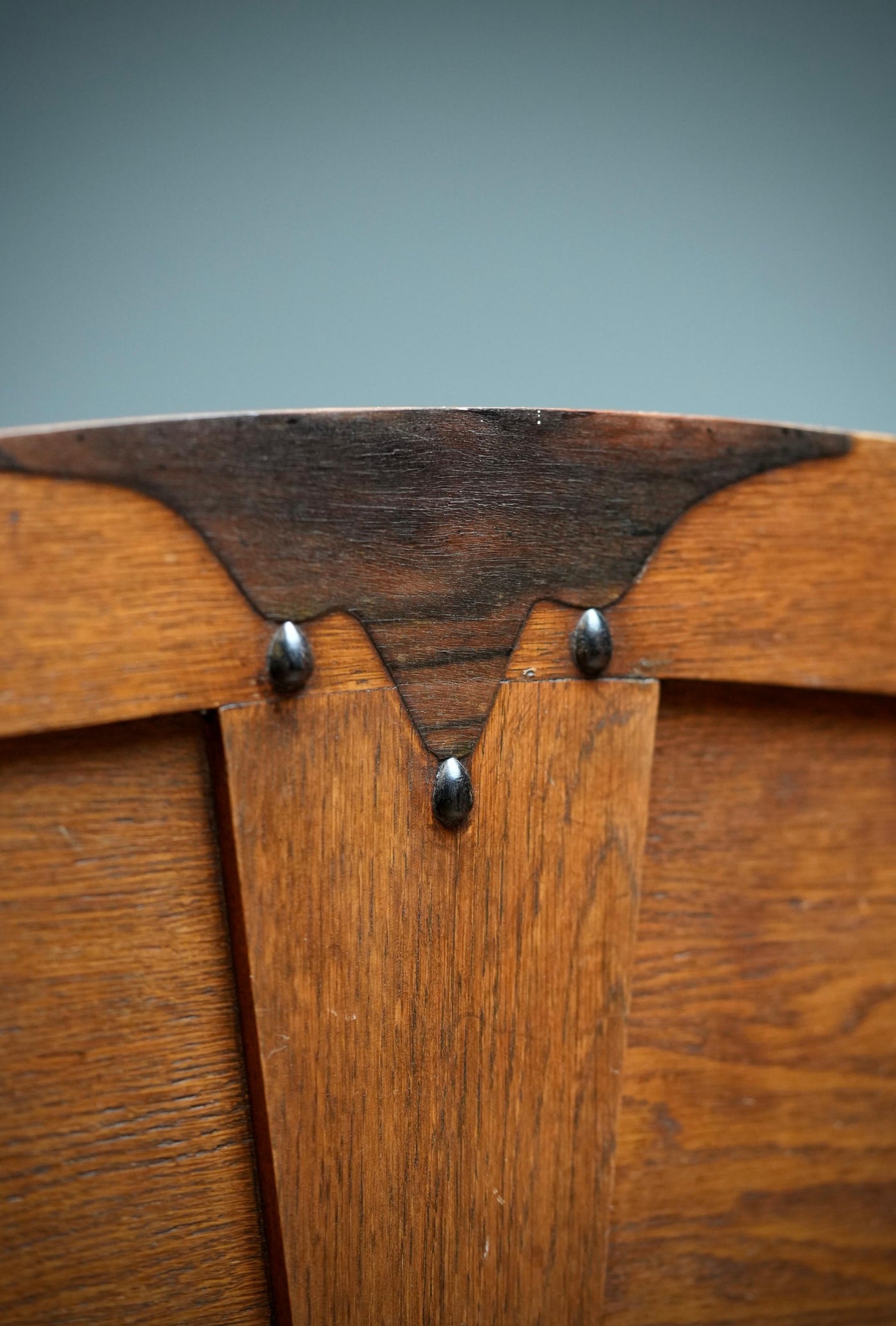 Art Deco Bar Cabinet in Solid Oak and Coromandel, Europe, 1930