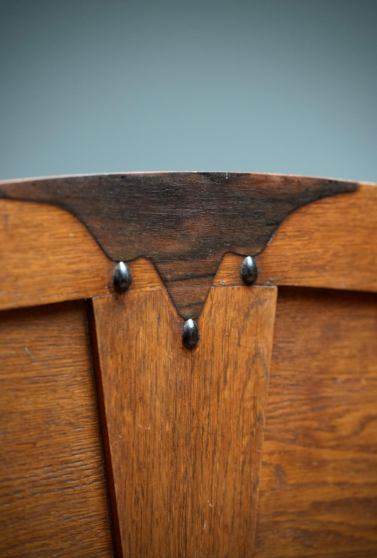 Art Deco Bar Cabinet in Solid Oak and Coromandel, Europe, 1930