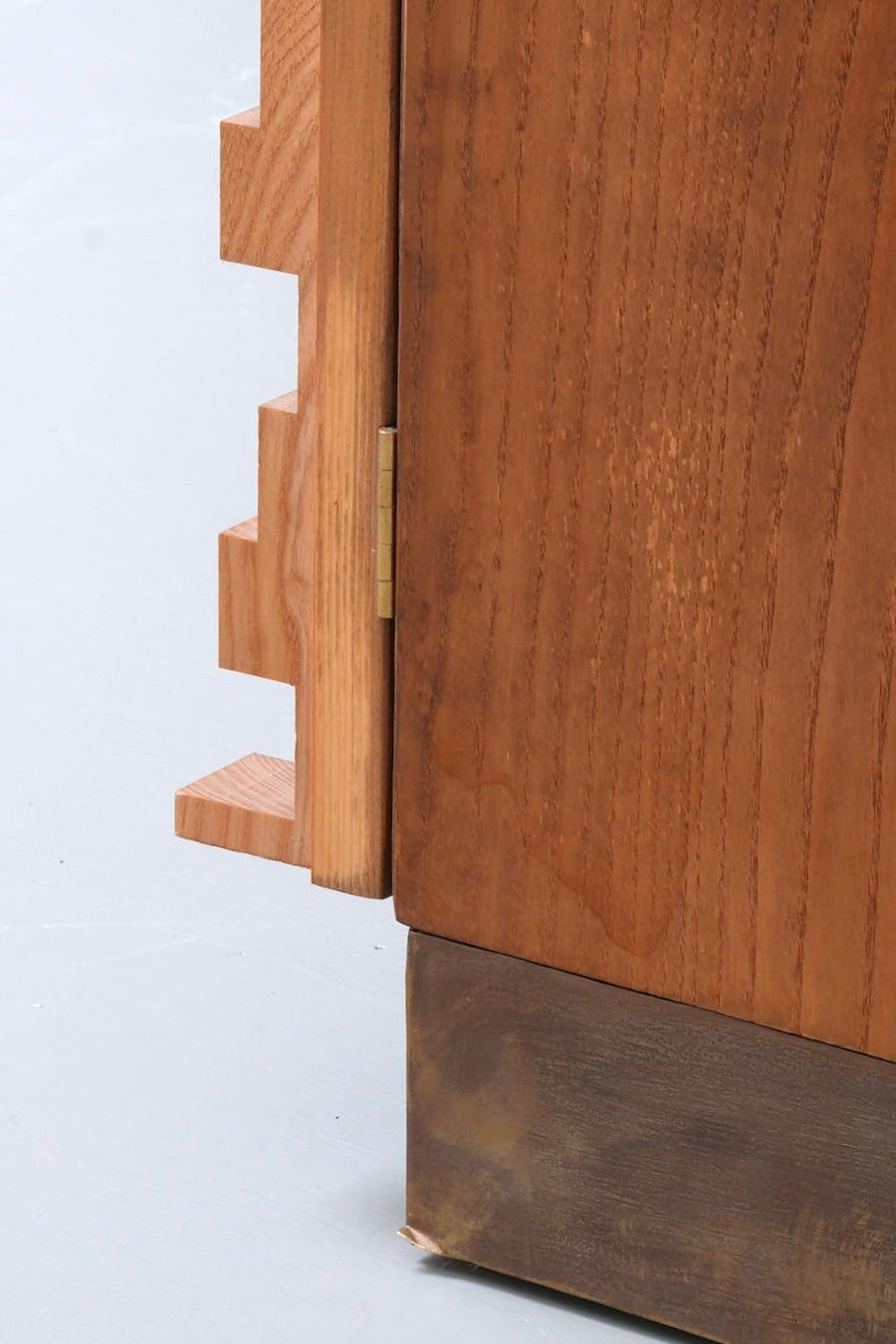 Set of 2 Cabinets in Beech and Ash by Stefano d'Amico, Italy, 1974