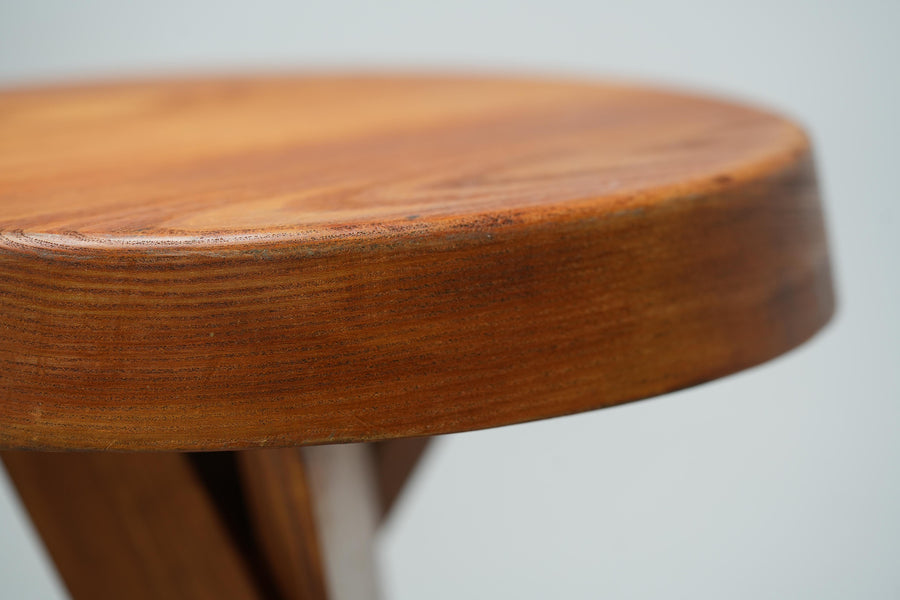Set of 2 S13A Stools old version by Pierre Chapo in Elm, France, 1970's