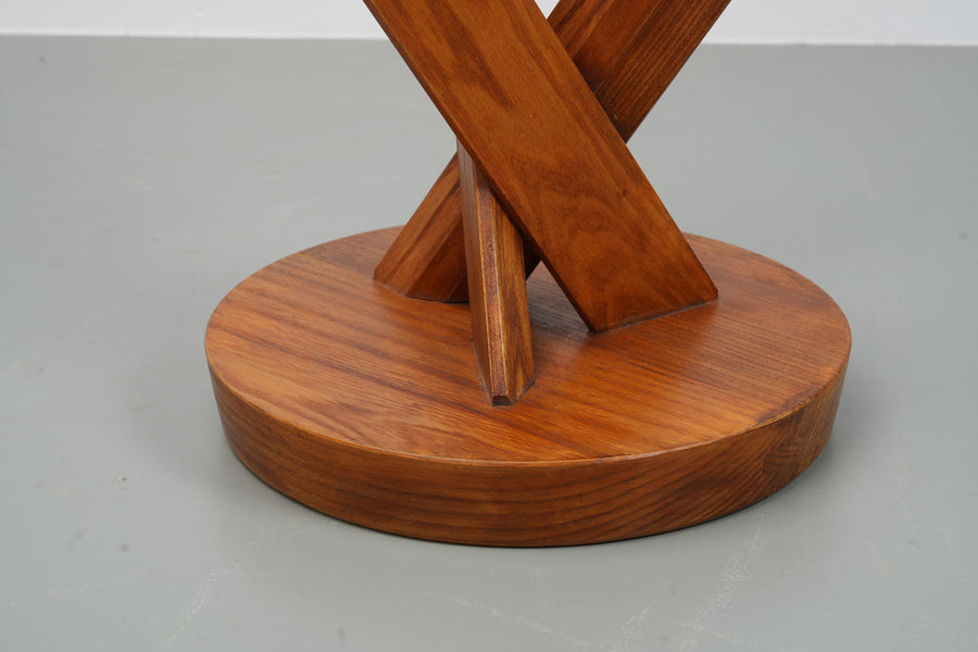 Set of 2 S13A Stools old version by Pierre Chapo in Elm, France, 1970's