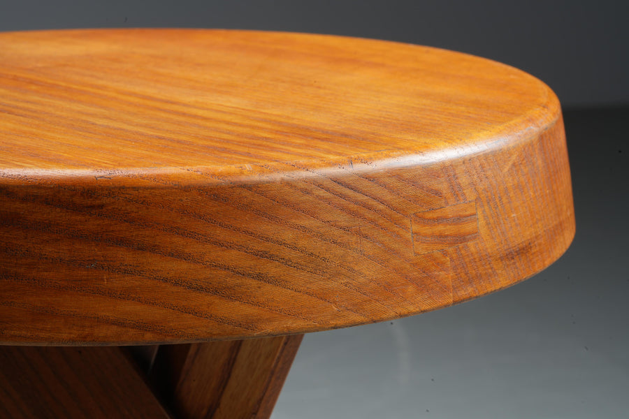 Set of 2 S13A Stools old version by Pierre Chapo in Elm, France, 1970's