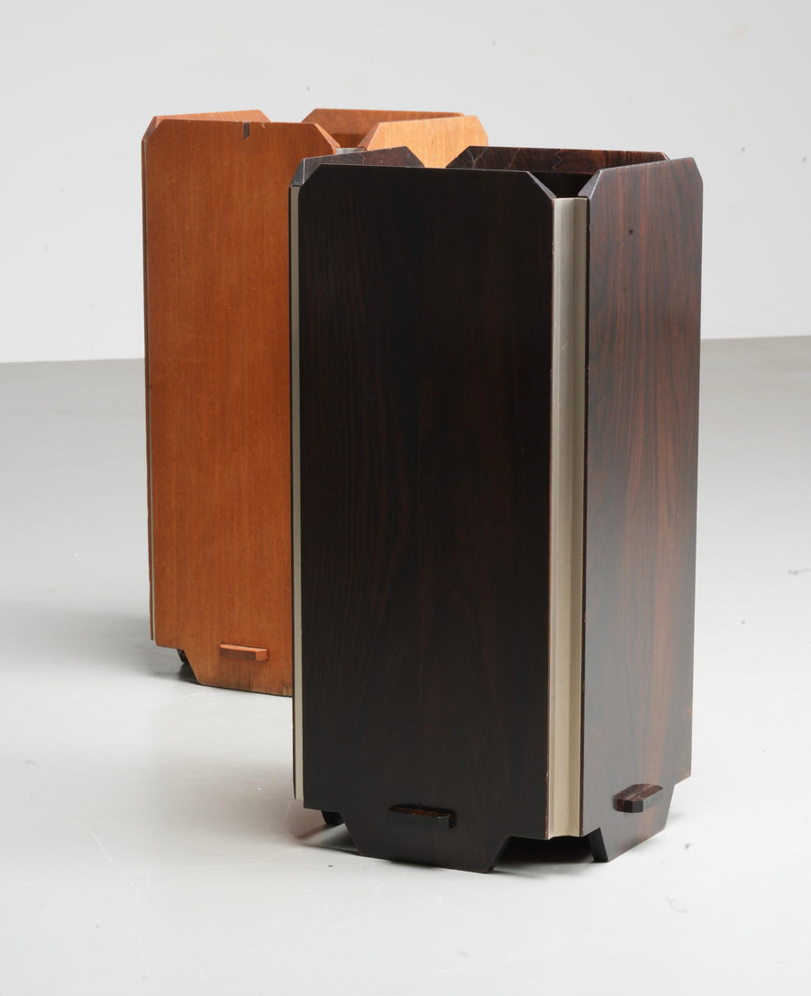 Ico Parisi 'Temide' Umbrella stand for Stildomus in Wood and Metal, Italy, 1960