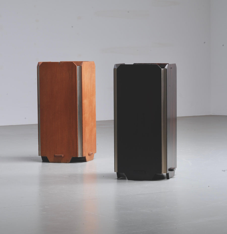 Ico Parisi 'Temide' Umbrella stand for Stildomus in Wood and Metal, Italy, 1960