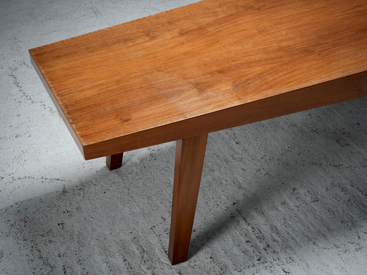 Modernist Coffee Table in Imbuia Wood, Brazil, 1950's