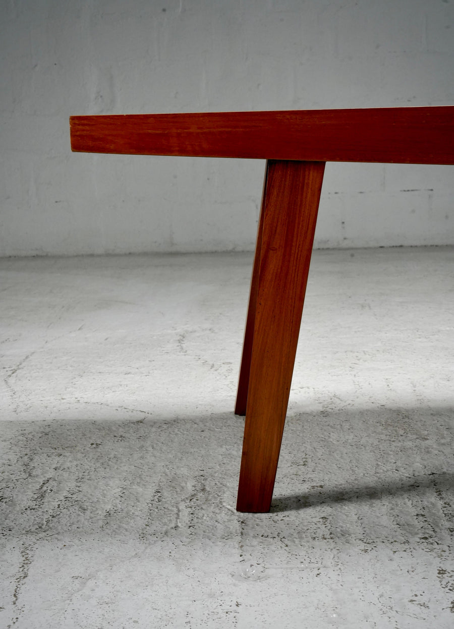 Modernist Coffee Table in Imbuia Wood, Brazil, 1950's