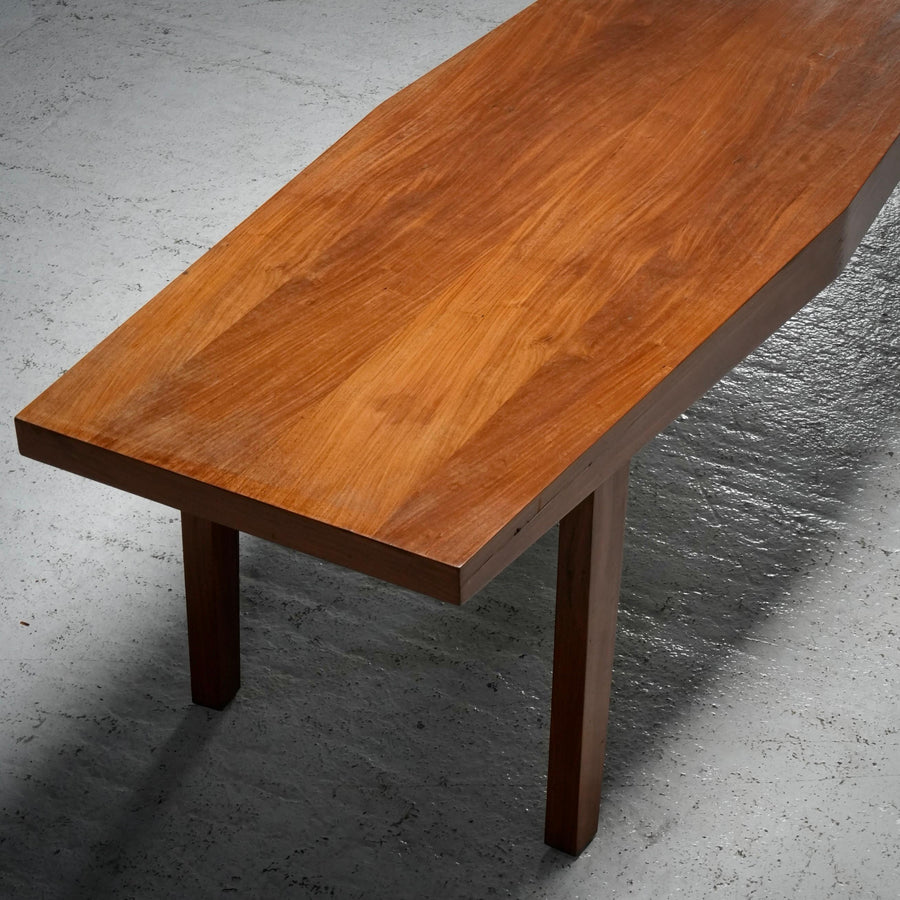 Modernist Coffee Table in Imbuia Wood, Brazil, 1950's