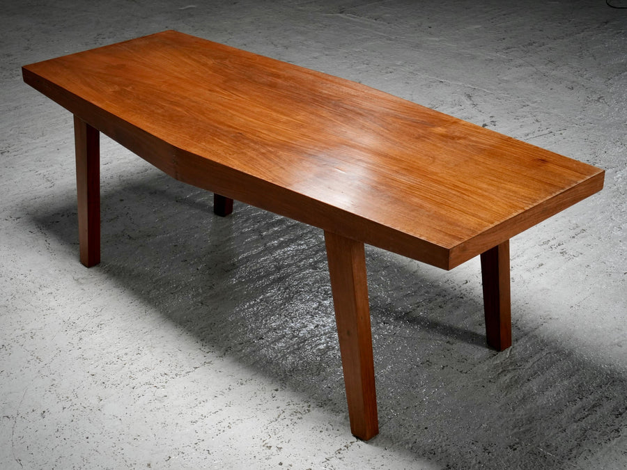 Modernist Coffee Table in Imbuia Wood, Brazil, 1950's