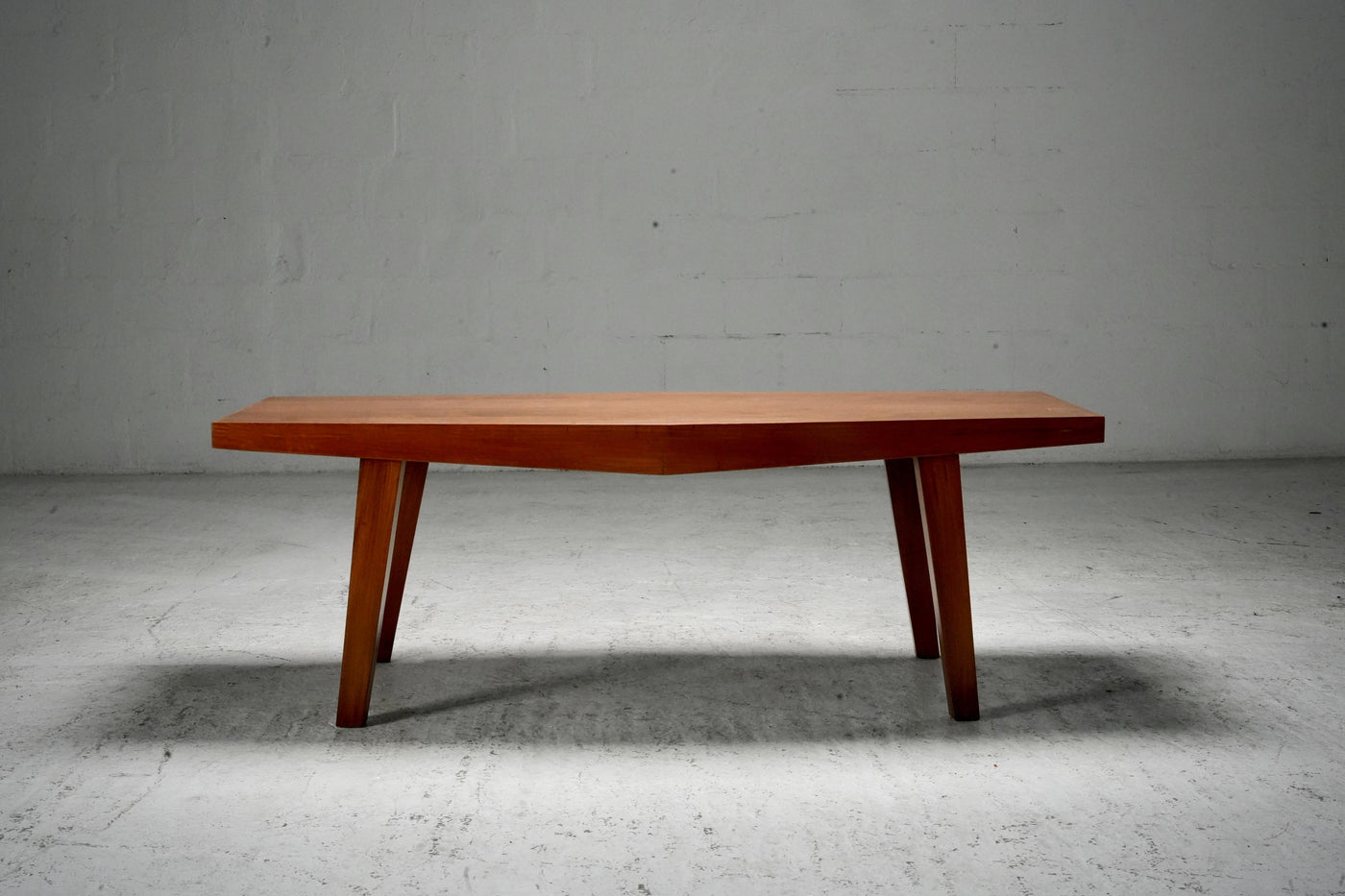 Modernist Coffee Table in Imbuia Wood, Brazil, 1950's