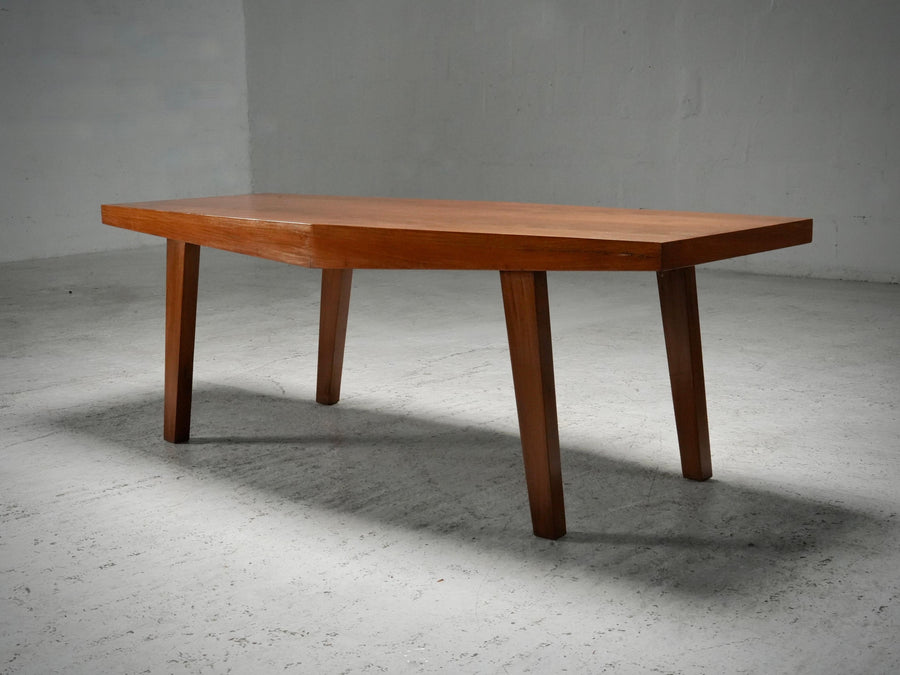 Modernist Coffee Table in Imbuia Wood, Brazil, 1950's