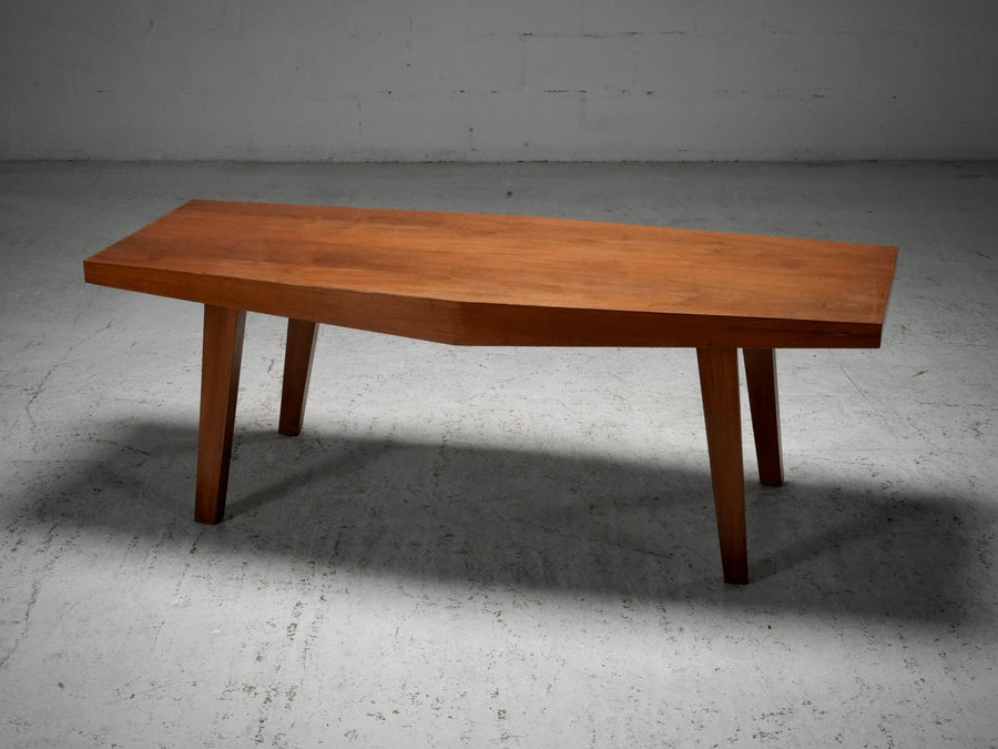 Modernist Coffee Table in Imbuia Wood, Brazil, 1950's