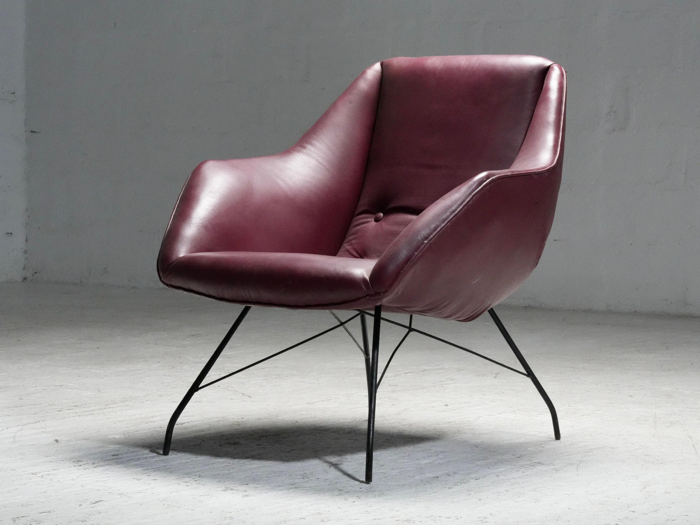 'Concha' Lounge Chair by Carlo Hauner and Martin Eisler, Brazil, 1950's