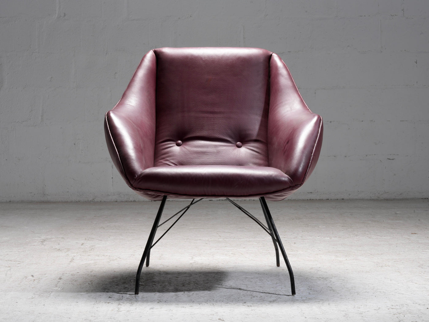 'Concha' Lounge Chair by Carlo Hauner and Martin Eisler, Brazil, 1950's