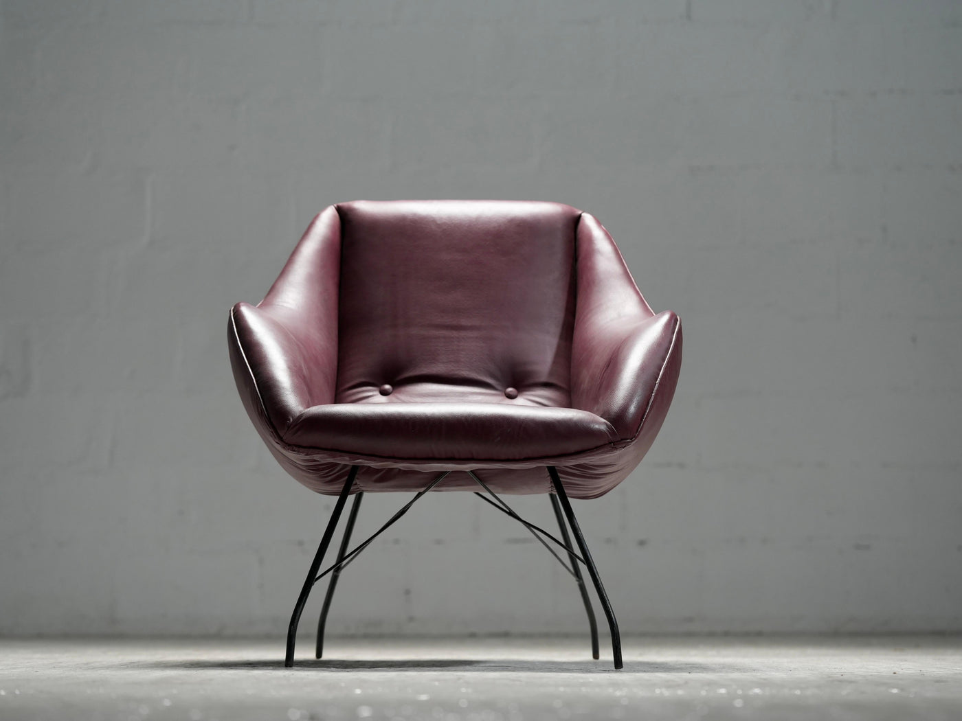 'Concha' Lounge Chair by Carlo Hauner and Martin Eisler, Brazil, 1950's