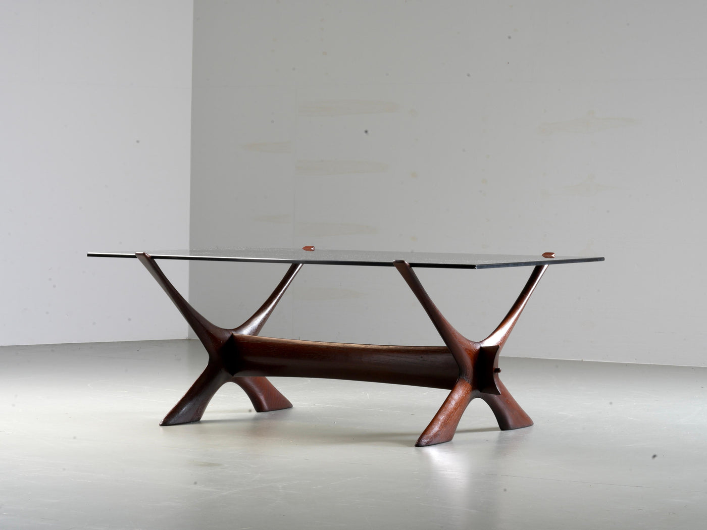'Condor' Coffee Table by Fredrik Schriever-Abeln for Orbro Glass, Sweden, 1960's