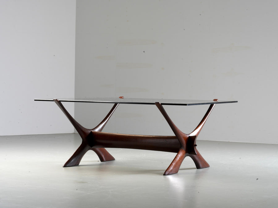 'Condor' Coffee Table by Fredrik Schriever-Abeln for Orbro Glass, Sweden, 1960's — photo 8