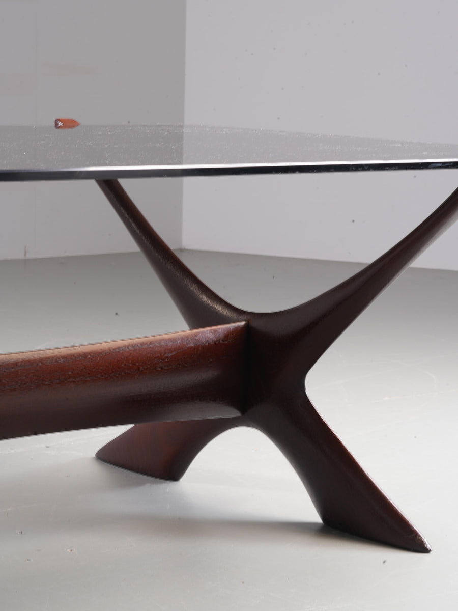 'Condor' Coffee Table by Fredrik Schriever-Abeln for Orbro Glass, Sweden, 1960's — photo 7