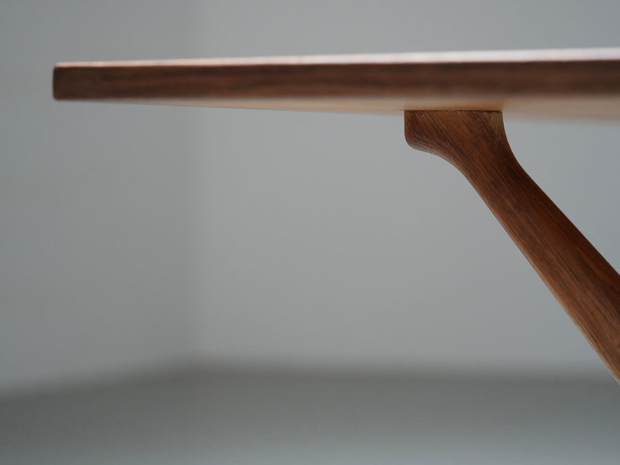 Hans Wegner by Andreas Tuck Dining Table 303 in Oak and Metal, Denmark, 1950's