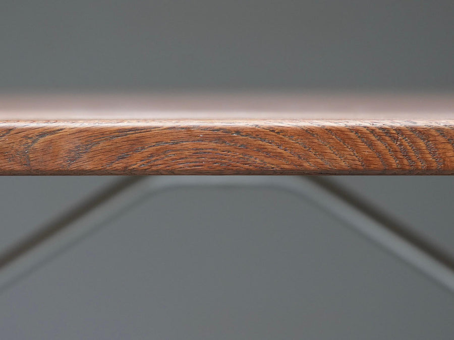 Hans Wegner by Andreas Tuck Dining Table 303 in Oak and Metal, Denmark, 1950's