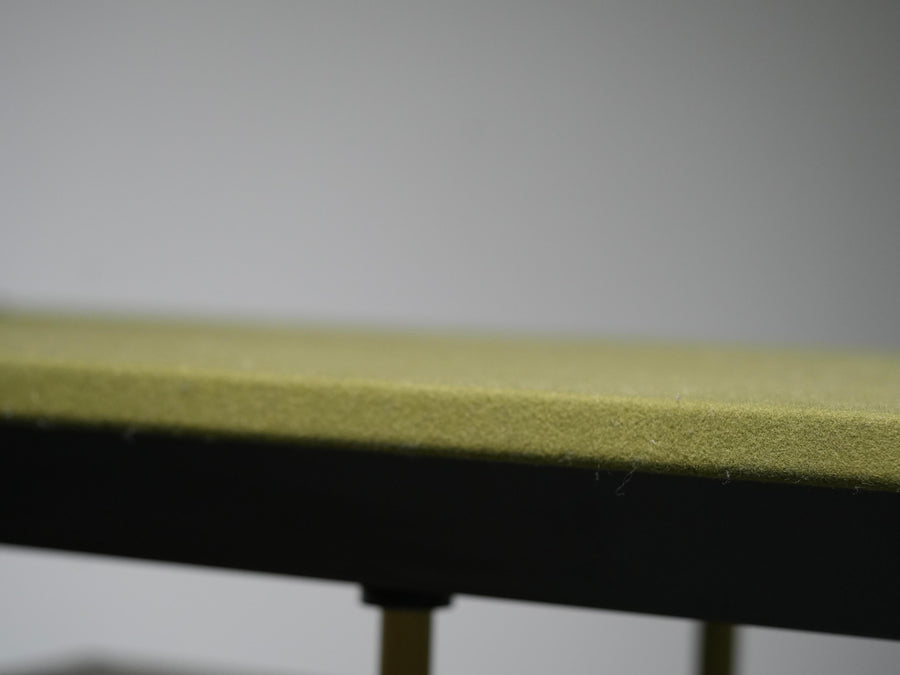 Studio BBPR for Olivetti "Spazio" Desk with an Olive Felt Top, Italy, 1960's