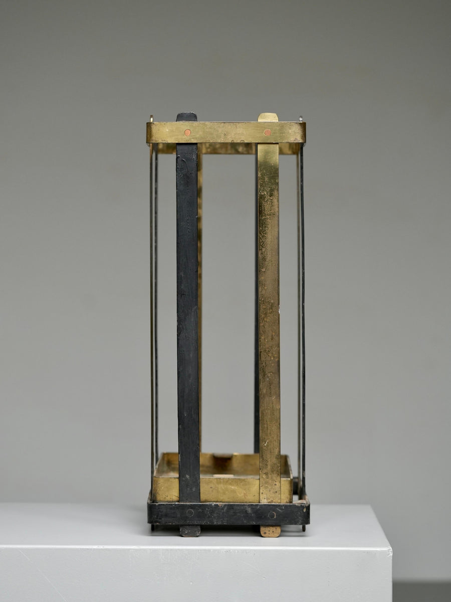 Umbrella Stand in Brass and Metal, Italy, 1950's
