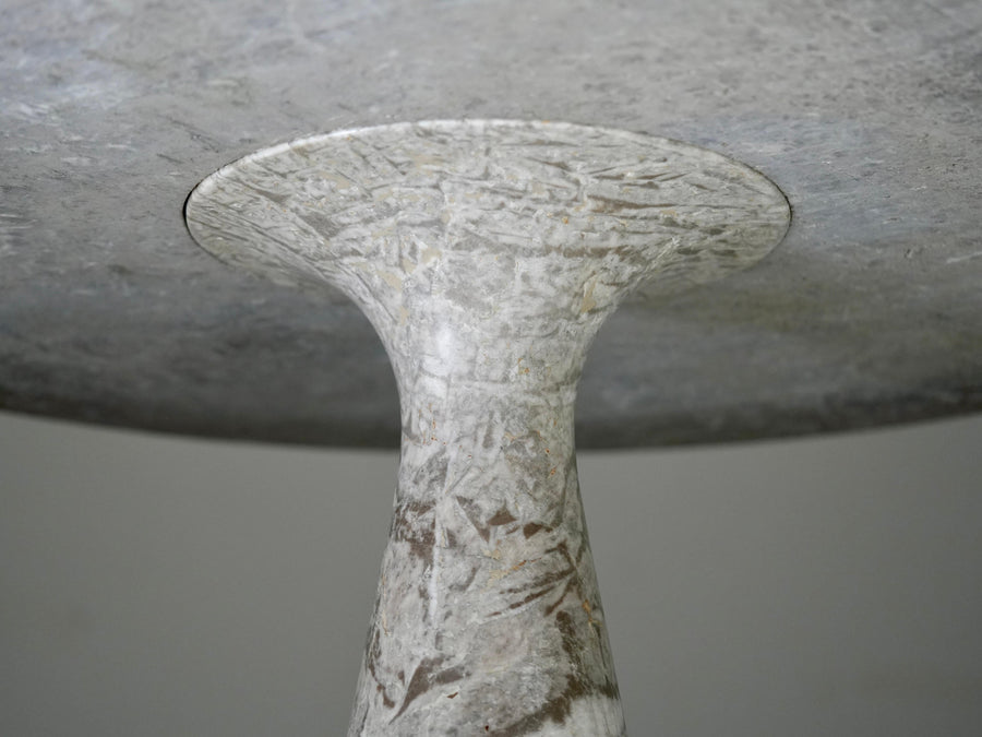 Angelo Mangiarotti 'M1' Dining Table for Skipper in light grey Marble, 1969
