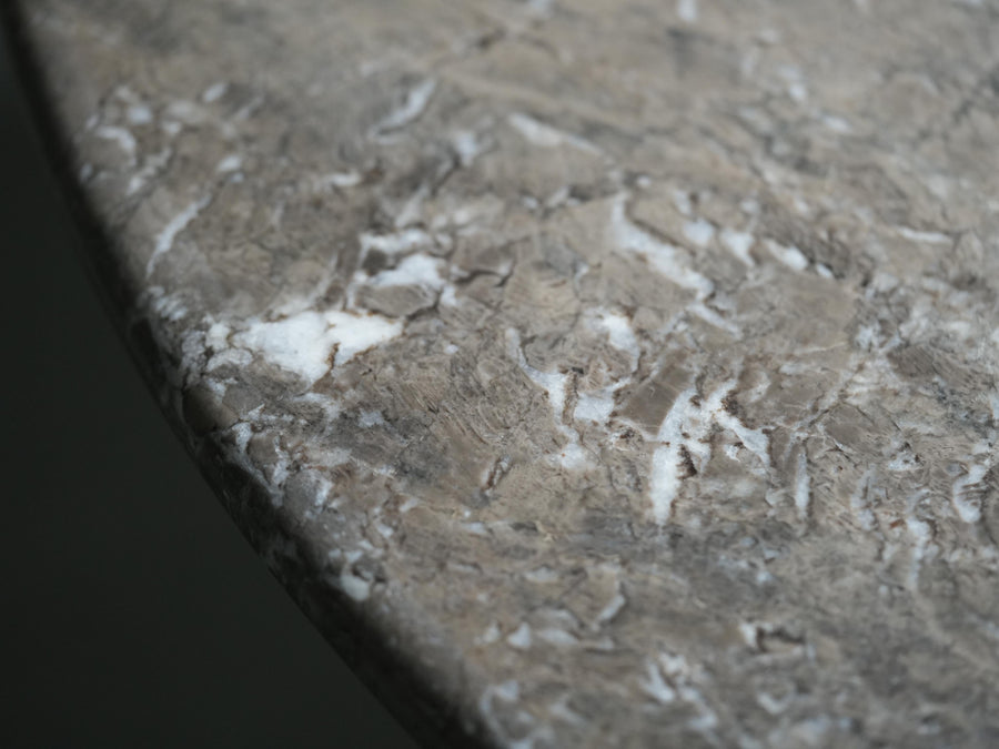 Angelo Mangiarotti 'M1' Dining Table for Skipper in light grey Marble, 1969