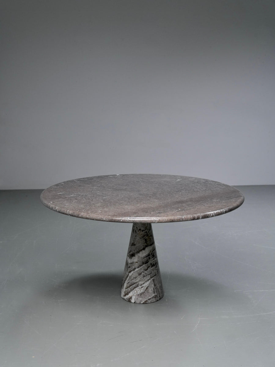 Angelo Mangiarotti 'M1' Dining Table for Skipper in light grey Marble, 1969