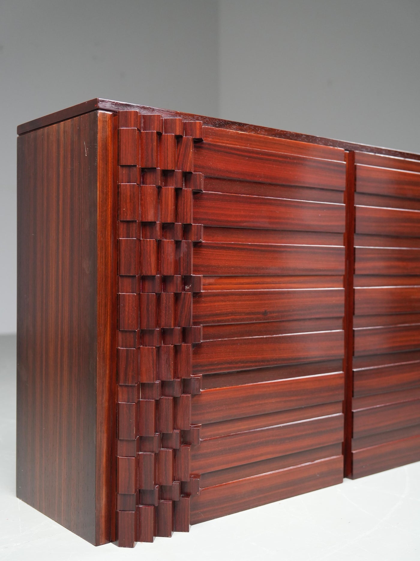 'Diamante' Cabinet by Luciano Frigerio in Wood, Italy, 1968