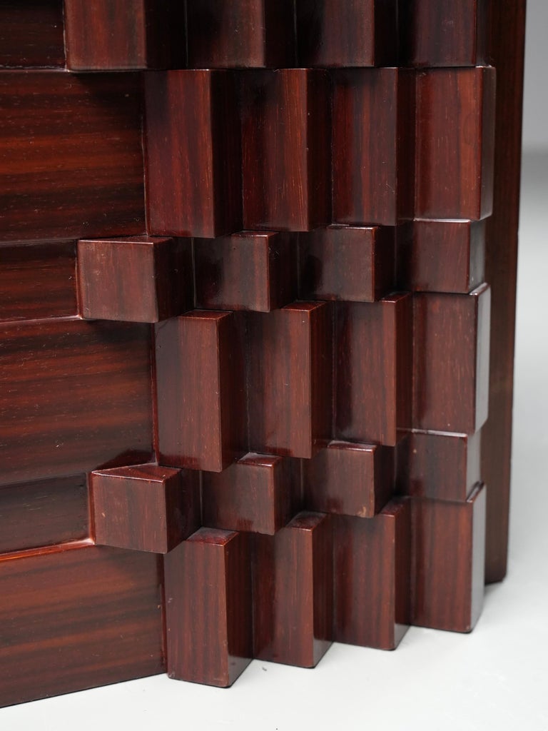'Diamante' Cabinet by Luciano Frigerio in Wood, Italy, 1968