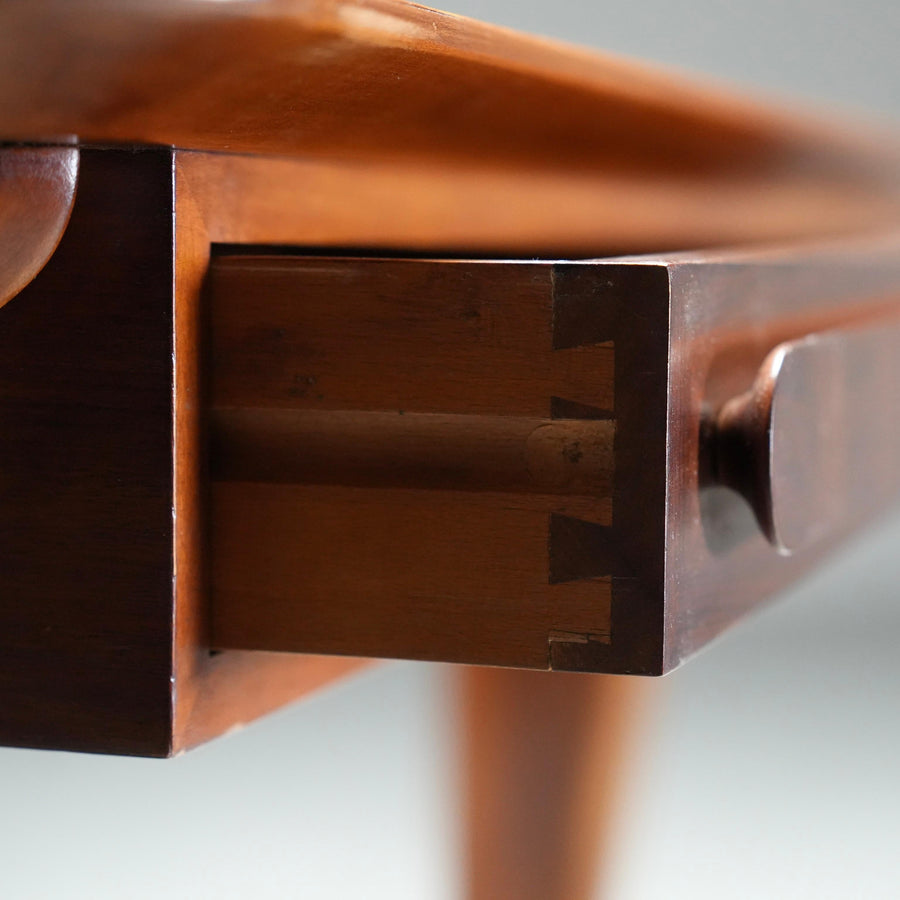 Ico Parisi Console in Walnut and Cherrywood, Italy, 1950's