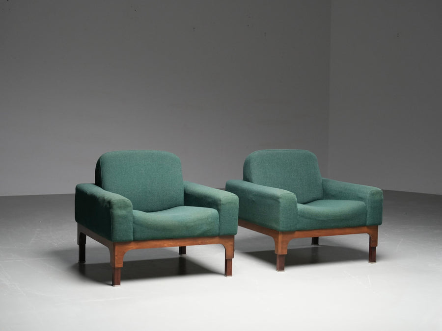 Set of 2 'Romantica' Chairs by Piero Ranzani for Elam, Italy, 1960's