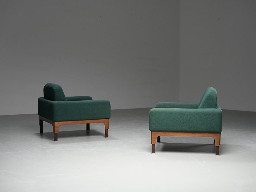 Set of 2 'Romantica' Chairs by Piero Ranzani for Elam, Italy, 1960's