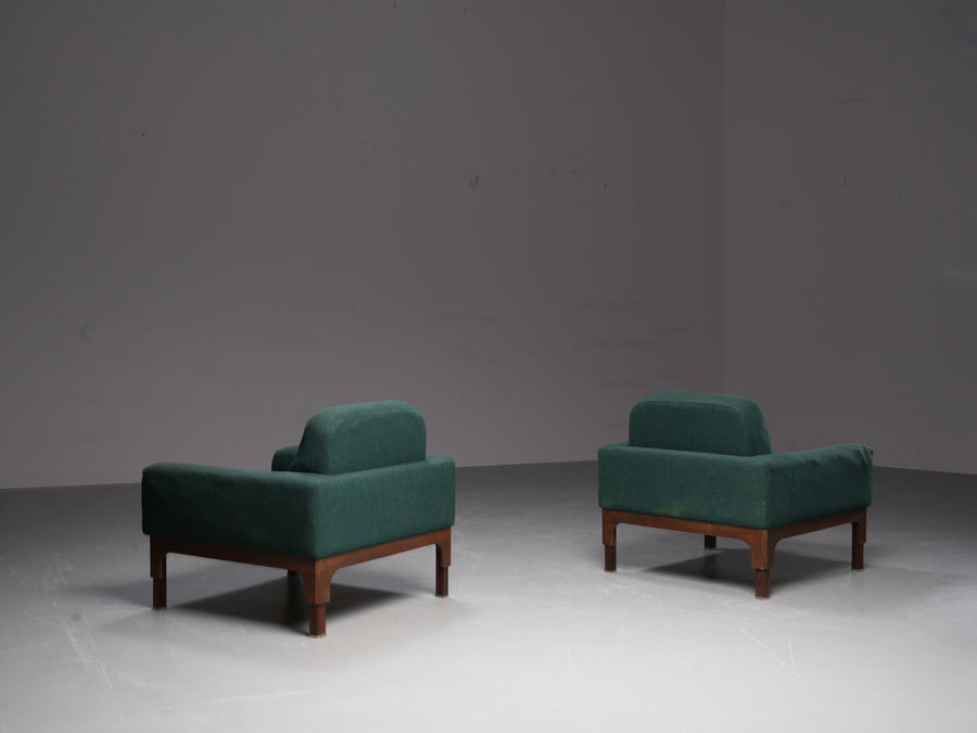 Set of 2 'Romantica' Chairs by Piero Ranzani for Elam, Italy, 1960's