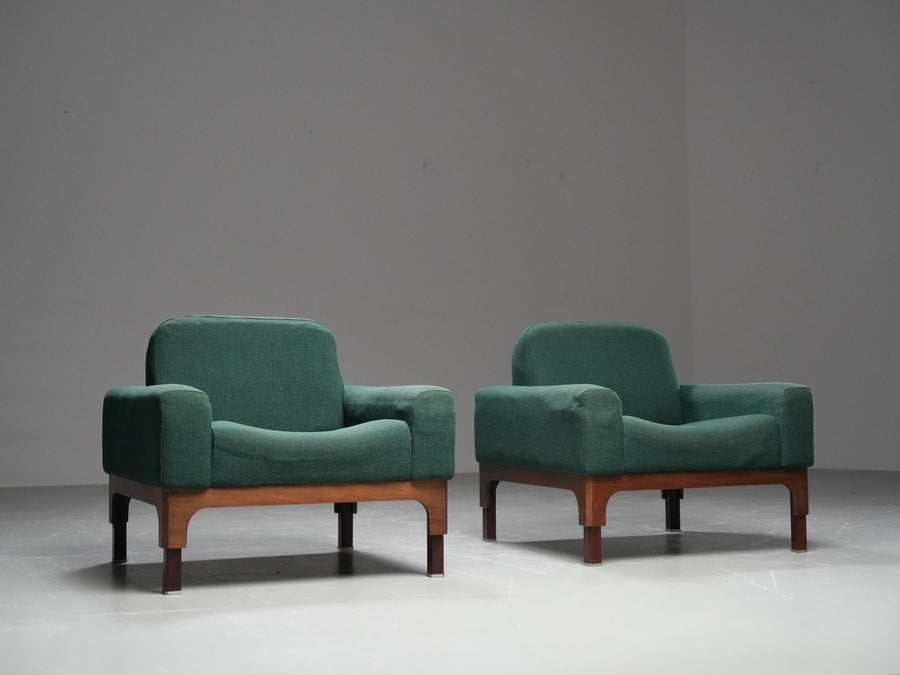 Set of 2 'Romantica' Chairs by Piero Ranzani for Elam, Italy, 1960's